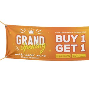 Banner/Spanduk Frontlite 440 gr (Bahan Outdoor)